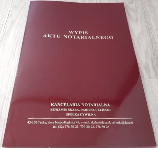 Wypis aktu notarialnego